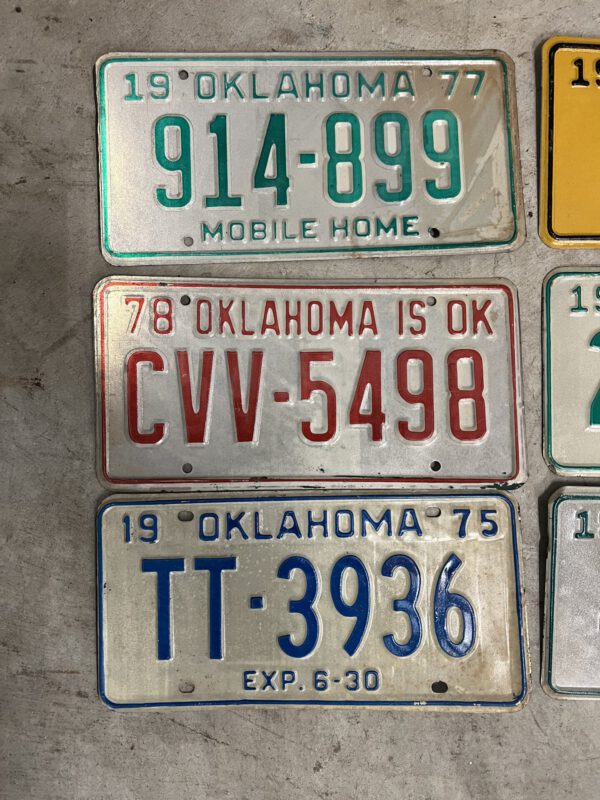 Nummerplaten Oklahoma USA